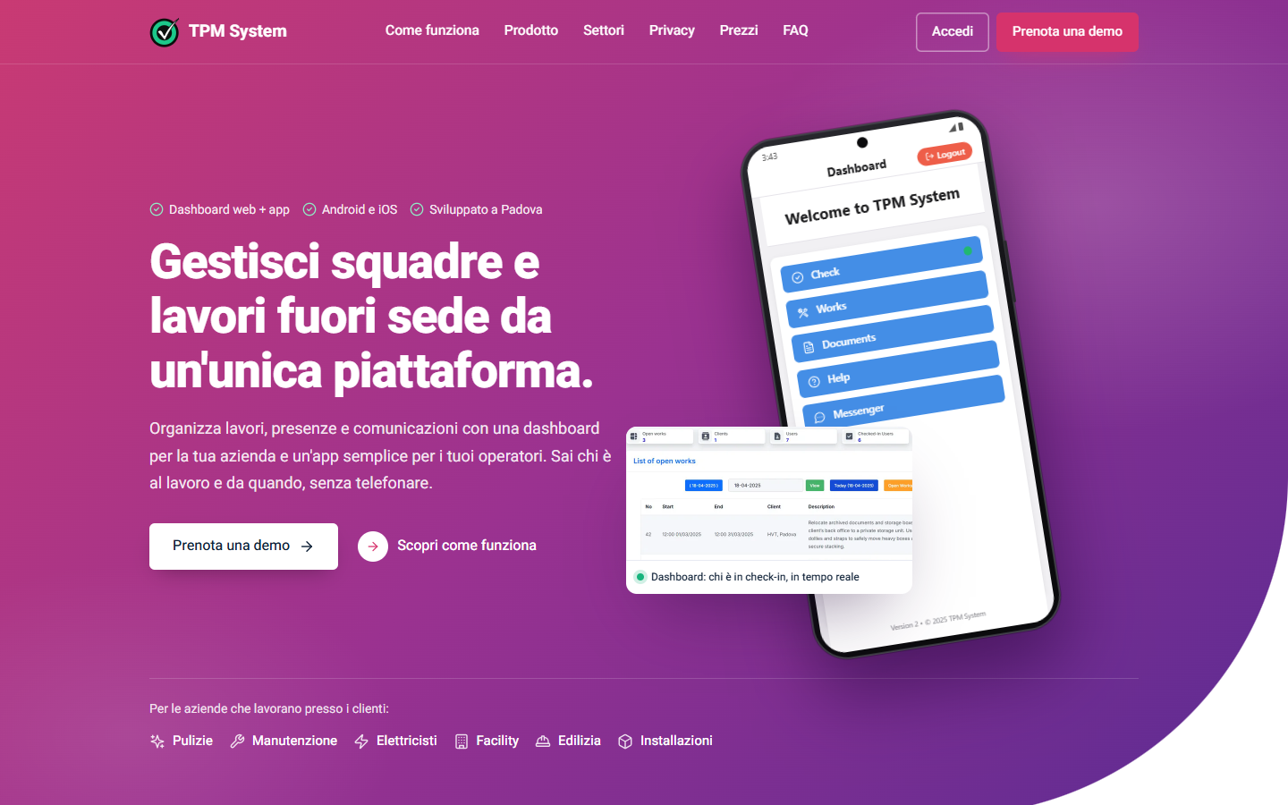 Concept D su desktop, primo schermo